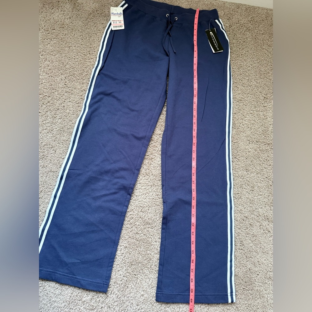 Sideways Sweatpants Navy Blue Small - Picture 2 of 12